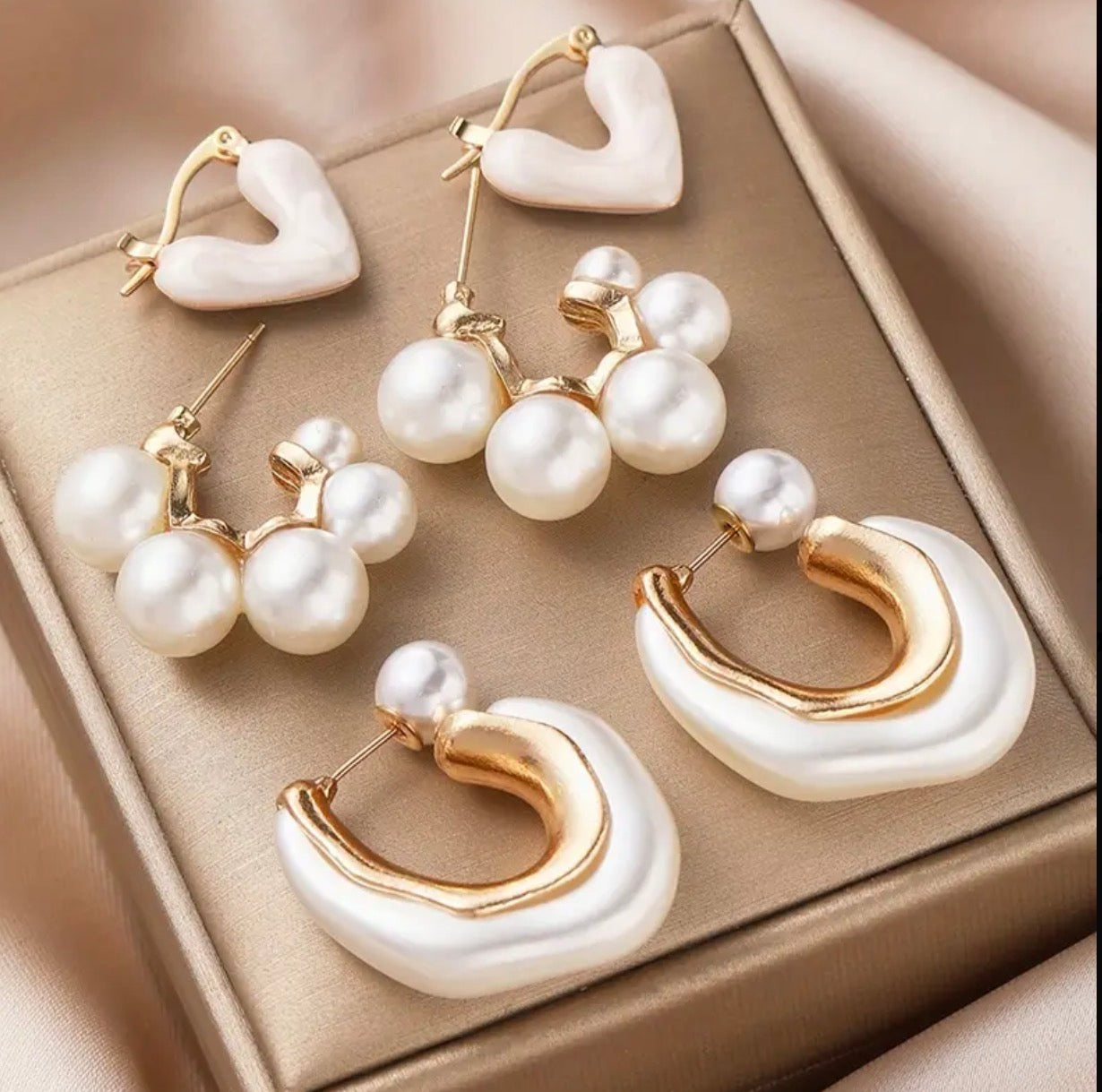 Vintage Hjärtörhängen - Romantisk Design Rostfritt Stål