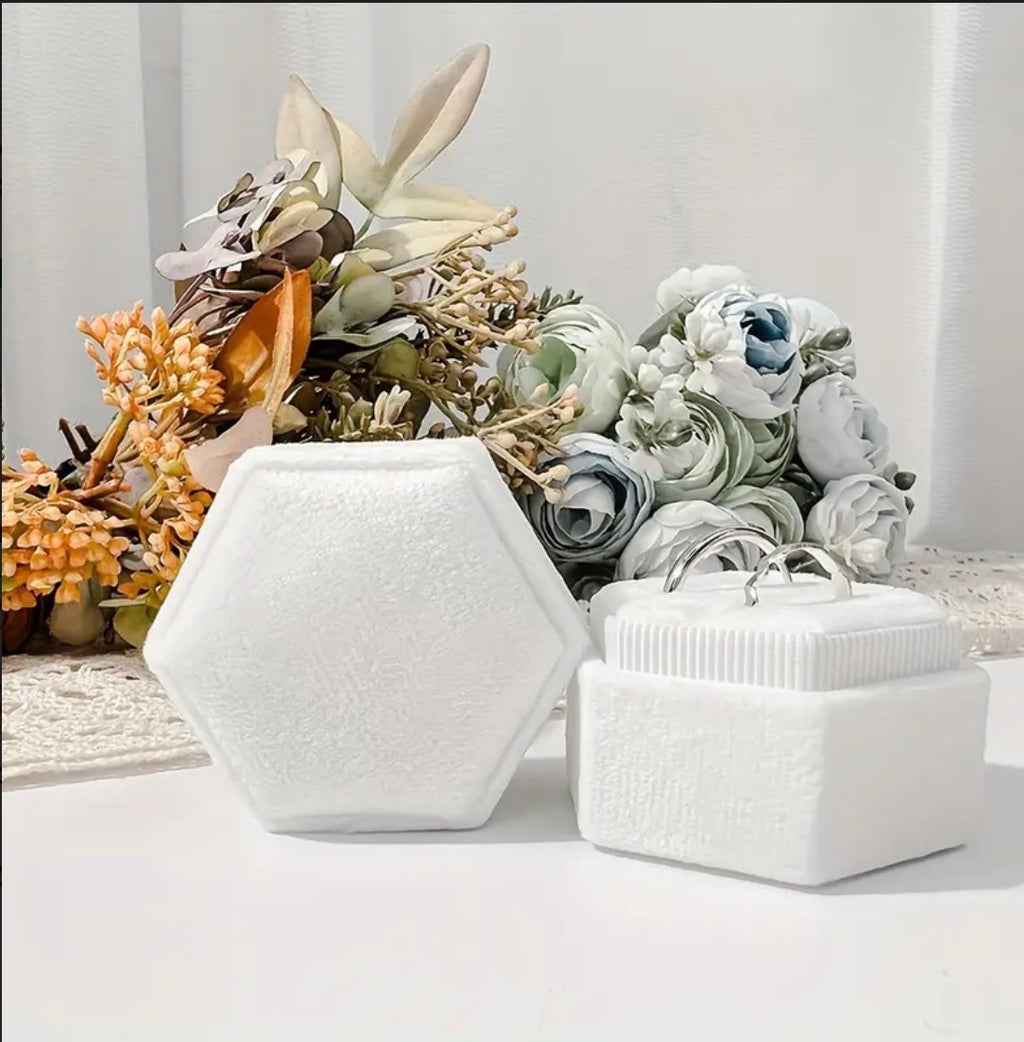 Elegant Ringask - Smyckesförvaring i Sammet