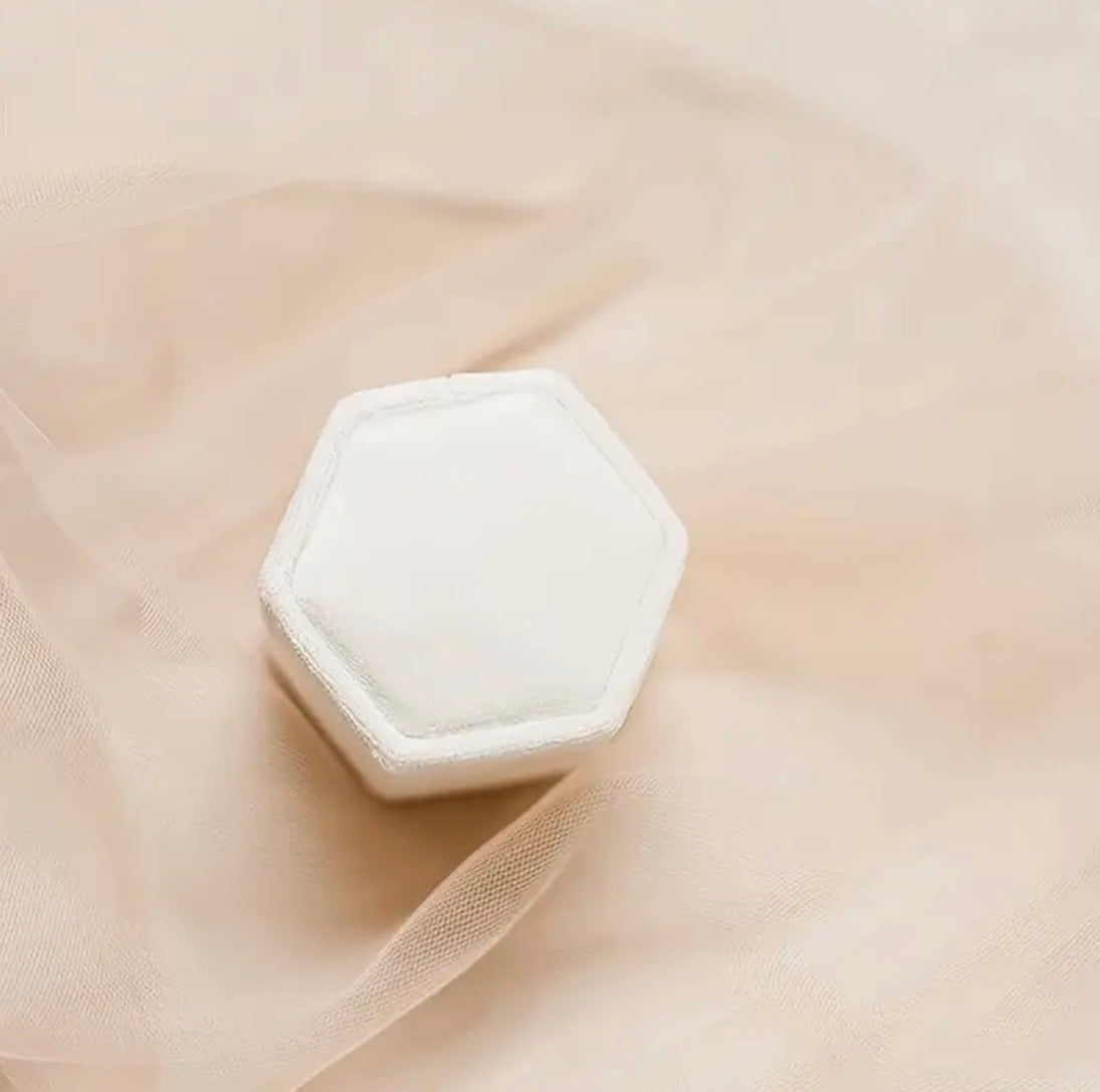 Elegant Ringask - Smyckesförvaring i Sammet