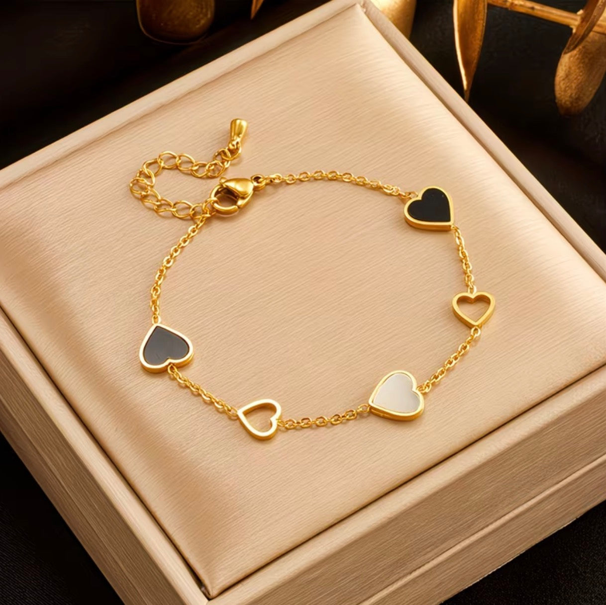 Hjärtarmband - Rostfritt Stål